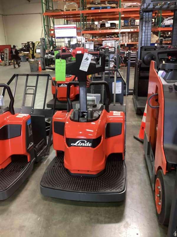 LINDE EWR30_1101-02-27X96-PS Double Rider Jack forklift, 6000 capacity, 7.75 lift height. Serial A11101L00229, Year 2022.