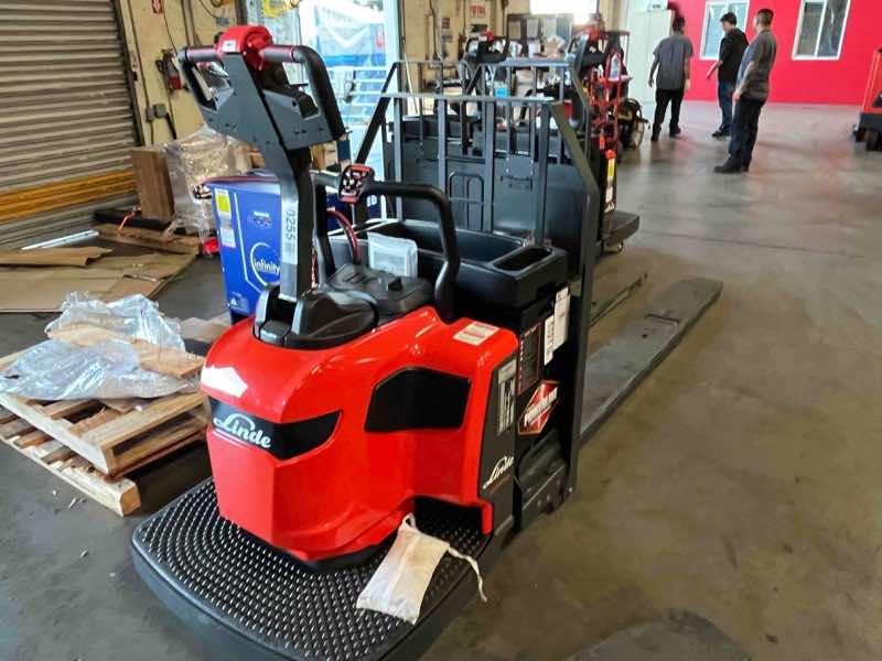 Main Image Used 2022 LINDE EWR30_1101-02-27X96-PS Forklift – Double Rider Jack, 6000 lb Capacity, 3” Mast, 546.1 Hours – $17402.00 – Anaheim – View 2