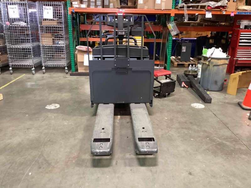 LINDE EWR30_1101-02-27X48 Rider Jack forklift, 6000 capacity, 7.75 lift height. Serial A11101L00144, Year 2022.