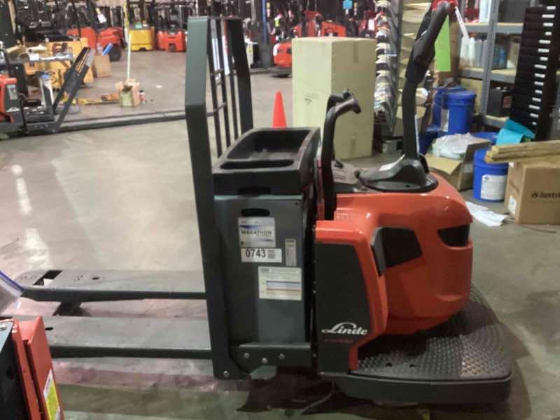 Used 2022 LINDE EWR30_1101-02-27X48-PS Forklift – Rider Jack, 6000 lb Capacity, 3” Mast, 356 Hours – $10000.00 – Anaheim  – View 1