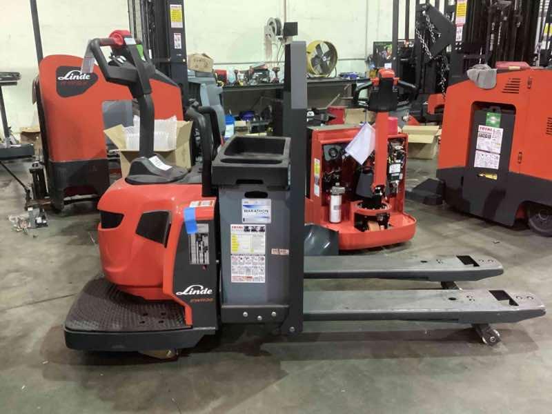 Used 2022 LINDE EWR30_1101-02-27X48-PS Forklift – Rider Jack, 6000 lb Capacity, 3” Mast, 356 Hours – $10000.00 – Anaheim  – View 3
