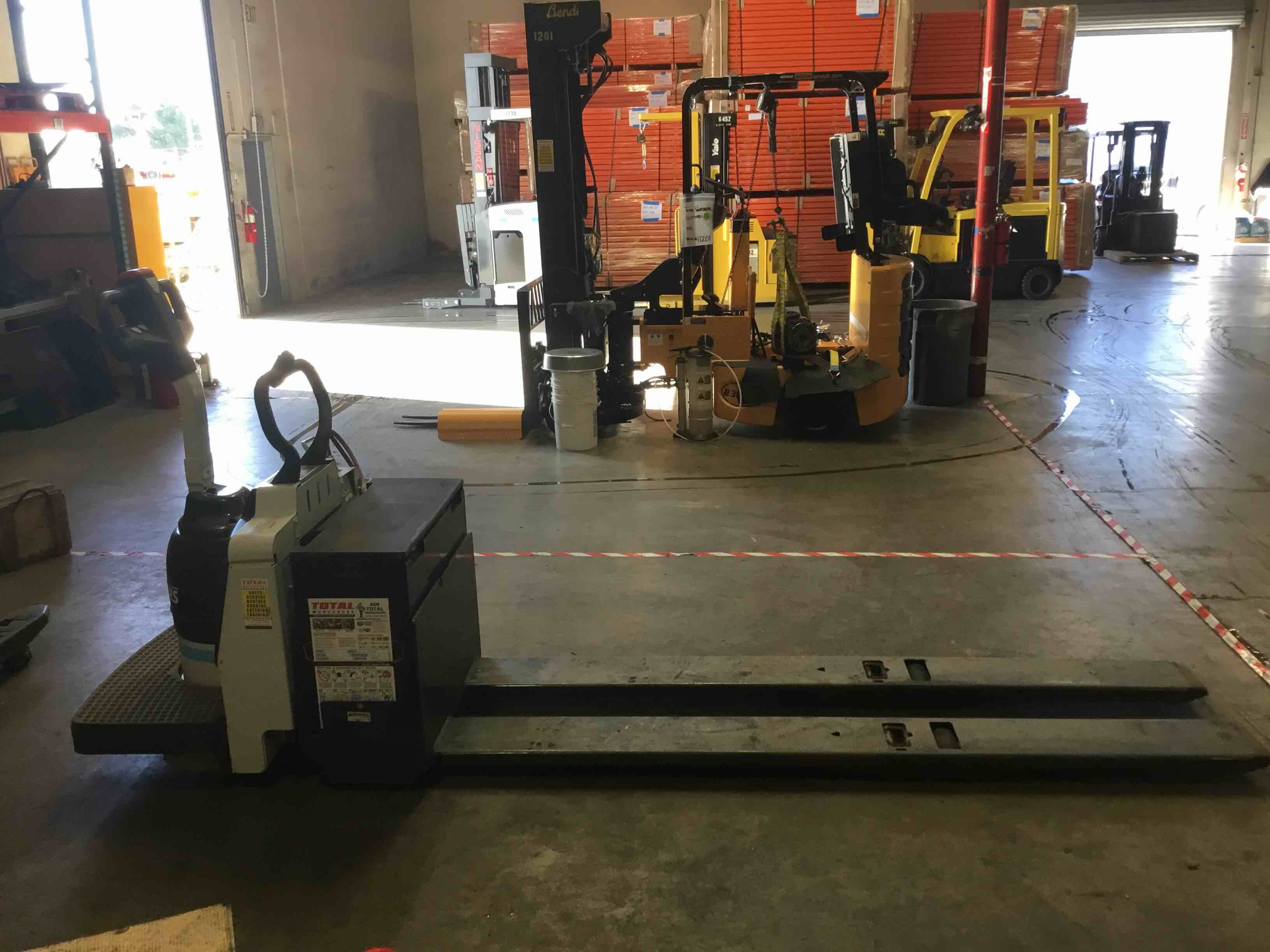 Main Image Used 2016 NISSAN RPX60B 27X96 Forklift – Double Rider Jack, 6000 lb Capacity, 3.25” Mast, 2272 Hours – $8950.00 – Hawaii, Waipahu – View 4