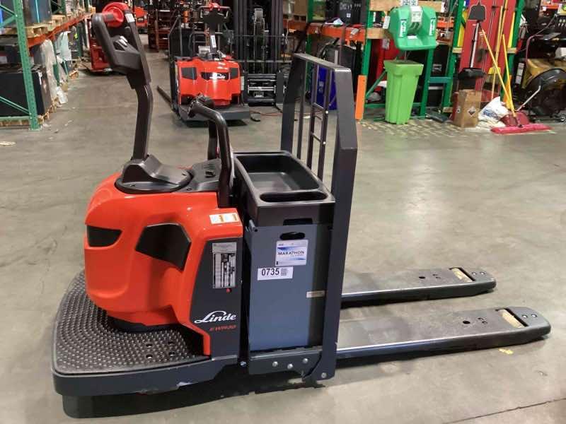 LINDE EWR30_1101-02-27X48 Rider Jack forklift, 6000 capacity, 7.75 lift height. Serial A11101L00322, Year 2022.
