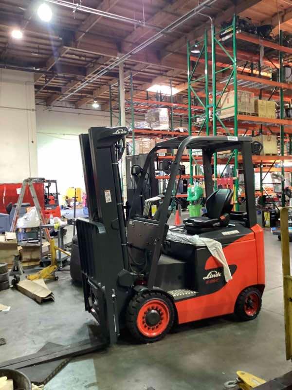 Used 2022 LINDE E25C_1347 Forklift – Electric Sit Down 4 Wheel, 5000 lb Capacity, 91” Mast, 1261 Hours – $37500.00 – Salt Lake City  – View 4