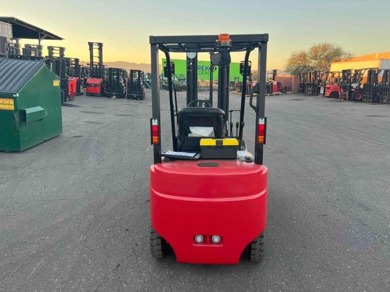 BIG JOE LXE-44 Electric Sit Down 4 Wheel forklift, 4400 capacity, 197 lift height. Serial 2311701163, Year 2022.
