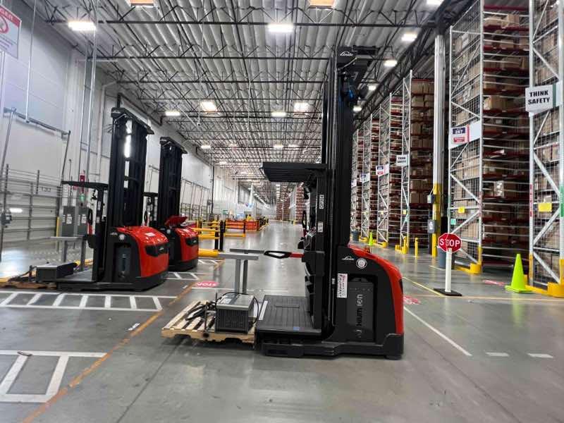 Used 2021 LINDE V15P_1355-WG Forklift – Electric Order Picker, 3000 lb Capacity, 156” Mast, 6151 Hours – $53850.00 – Anaheim  – View 4