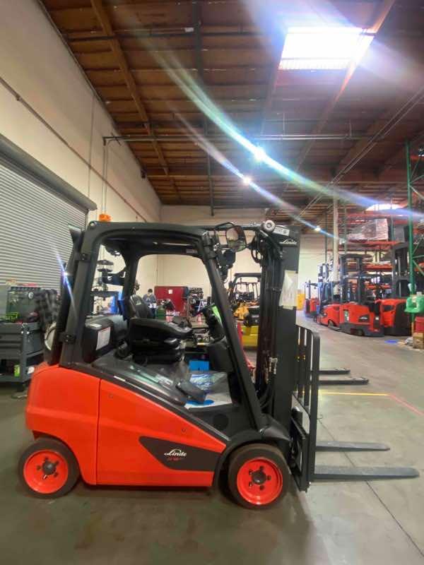 Used 2022 LINDE H18CT_391 Forklift – LPG Cushion, 3500 lb Capacity, 86” Mast, 80.6 Hours – $43500.00 – Anaheim  – View 2