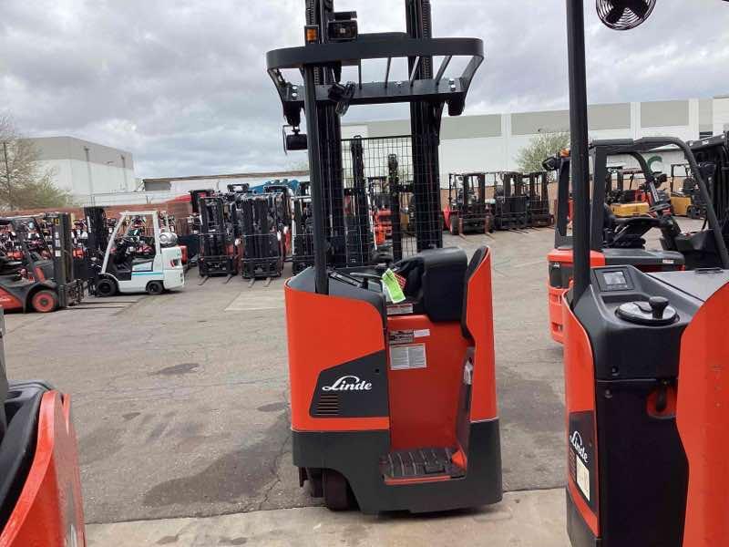 Used 2022 LINDE R17SX_5195 Forklift – Stand Up Reach, 3500 lb Capacity, 131” Mast, 1088 Hours – $42500.00 – Phoenix  – View 1