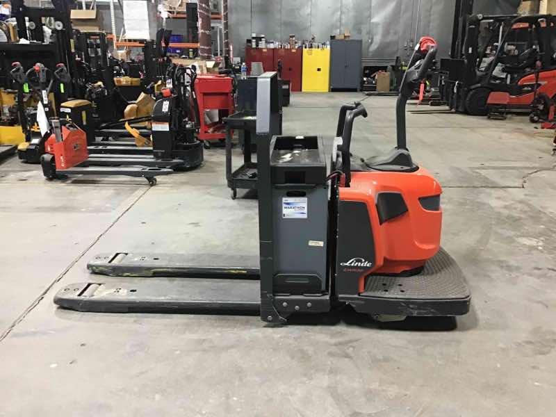 Used 2021 LINDE EWR30_1101-02-27X48 Forklift – Rider Jack, 6000 lb Capacity, 3” Mast, 397.8 Hours – $11373.60 – Anaheim  – View 3