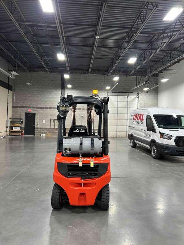 Used 2023 LINDE H18T_391 Forklift – LPG Pneumatic, 3500 lb Capacity, 86” Mast, 266 Hours – $42600.00 – Salt Lake City  – View 3