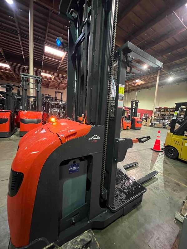 Used 2022 LINDE V15P_1355 Forklift – Electric Order Picker, 3000 lb Capacity, 128” Mast, 1383 Hours – $42900.00 – Salt Lake City  – View 3