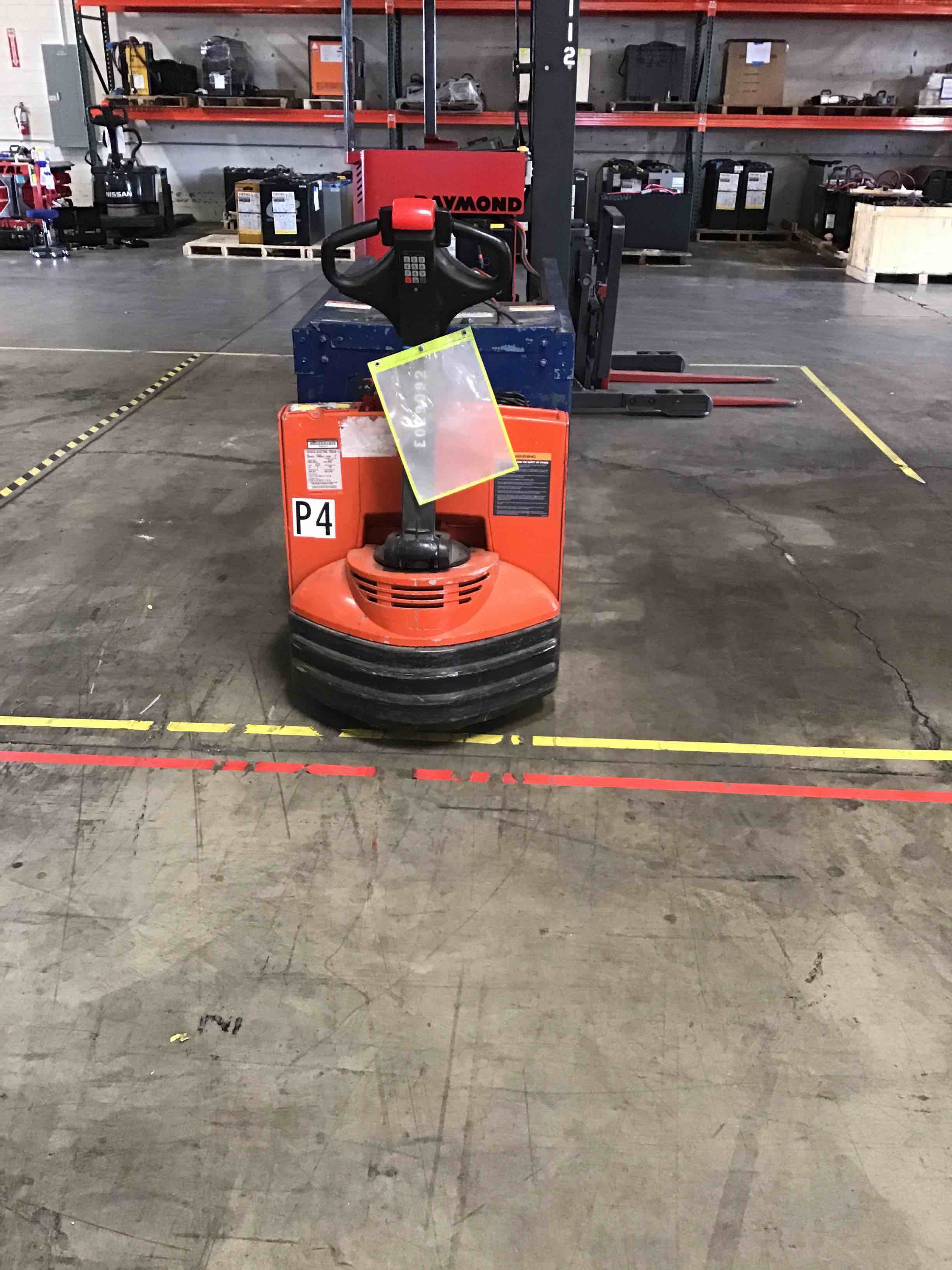 Main Image Used 2013 TOYOTA 7HBW23 Forklift – Walkie Jack, 4500 lb Capacity, ” Mast, 9222 Hours – $2400.00 – Anaheim – View 3