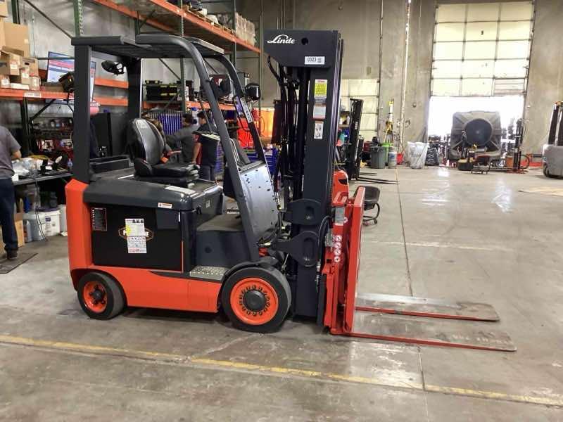 New 2022 LINDE E25C_1347 Forklift – Electric Sit Down 4 Wheel, 5000 lb Capacity, 89” Mast, 5 Hours – $54500.00 – Phoenix  – View 2