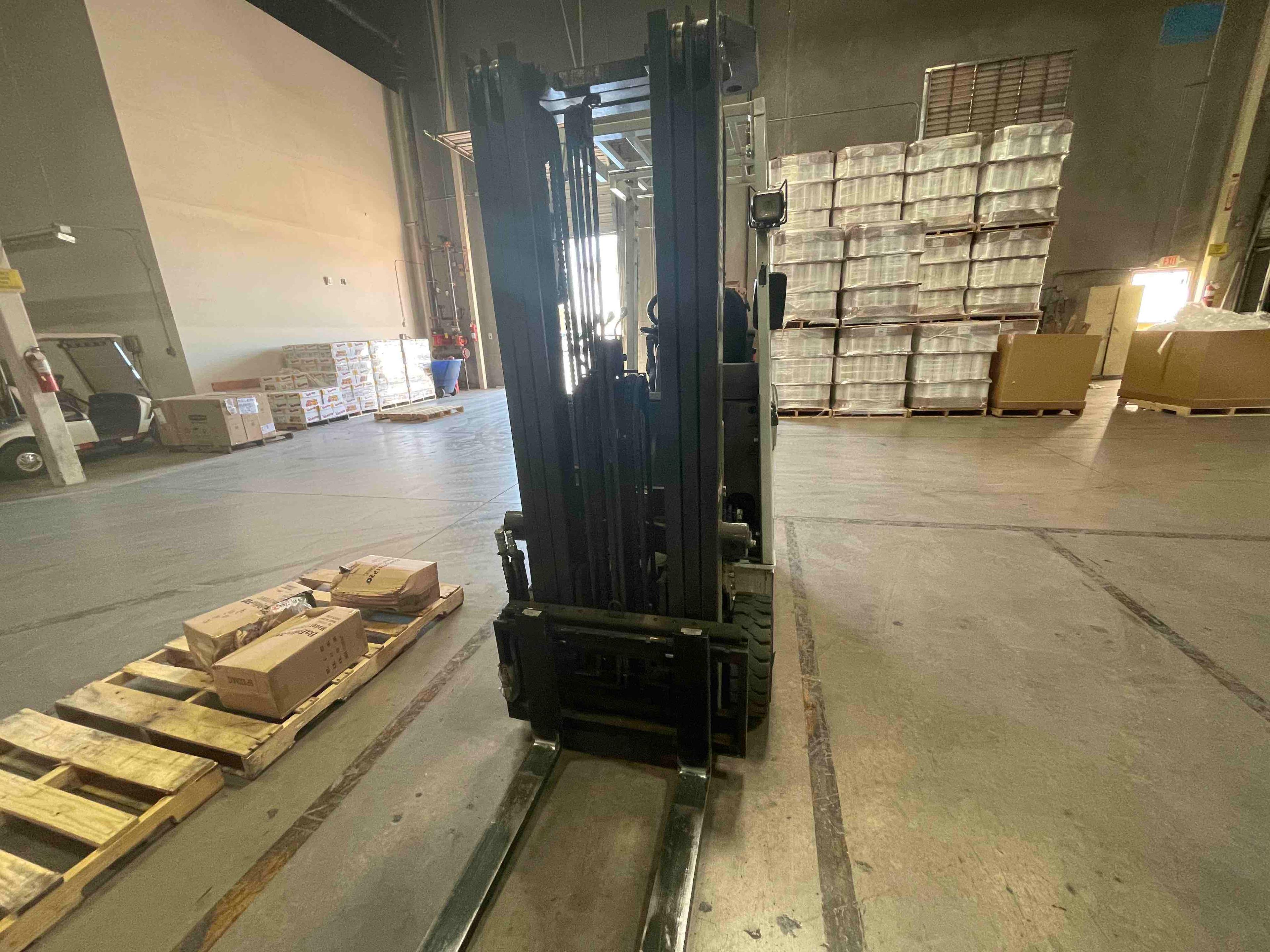 Main Image Used 2016 NISSAN BXC30N Forklift – Electric Sit Down 4 Wheel, 3000 lb Capacity, 83” Mast, 4489 Hours – $19500.00 – Phoenix – View 3