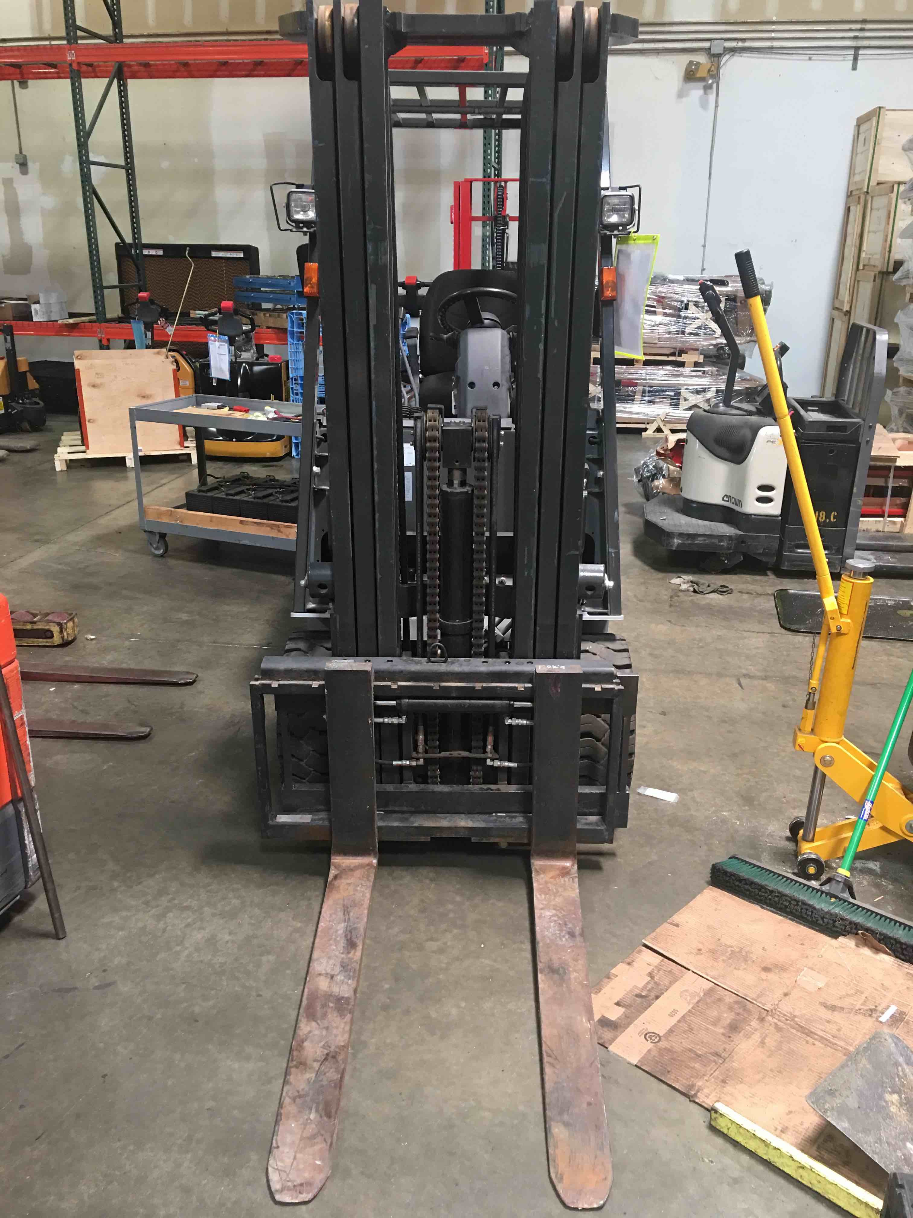 Used 2016 NISSAN BX60 Forklift – Electric Sit Down 4 Wheel, 6000 lb Capacity, 83” Mast, 5703.2 Hours – $15400.00 – Anaheim  – View 1