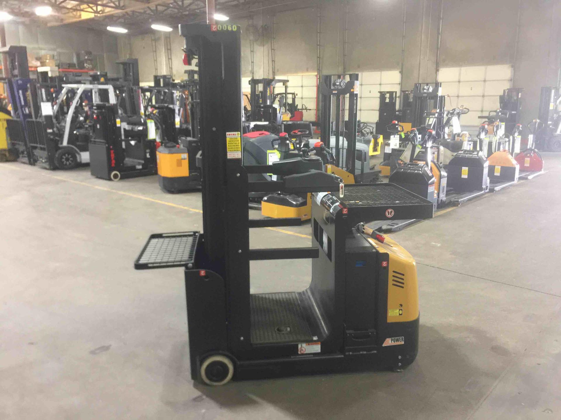BIG JOE J1-162-SP Task Support Vehicle forklift, 1000 capacity, 162 lift height. Serial 227170060, Year 2019.