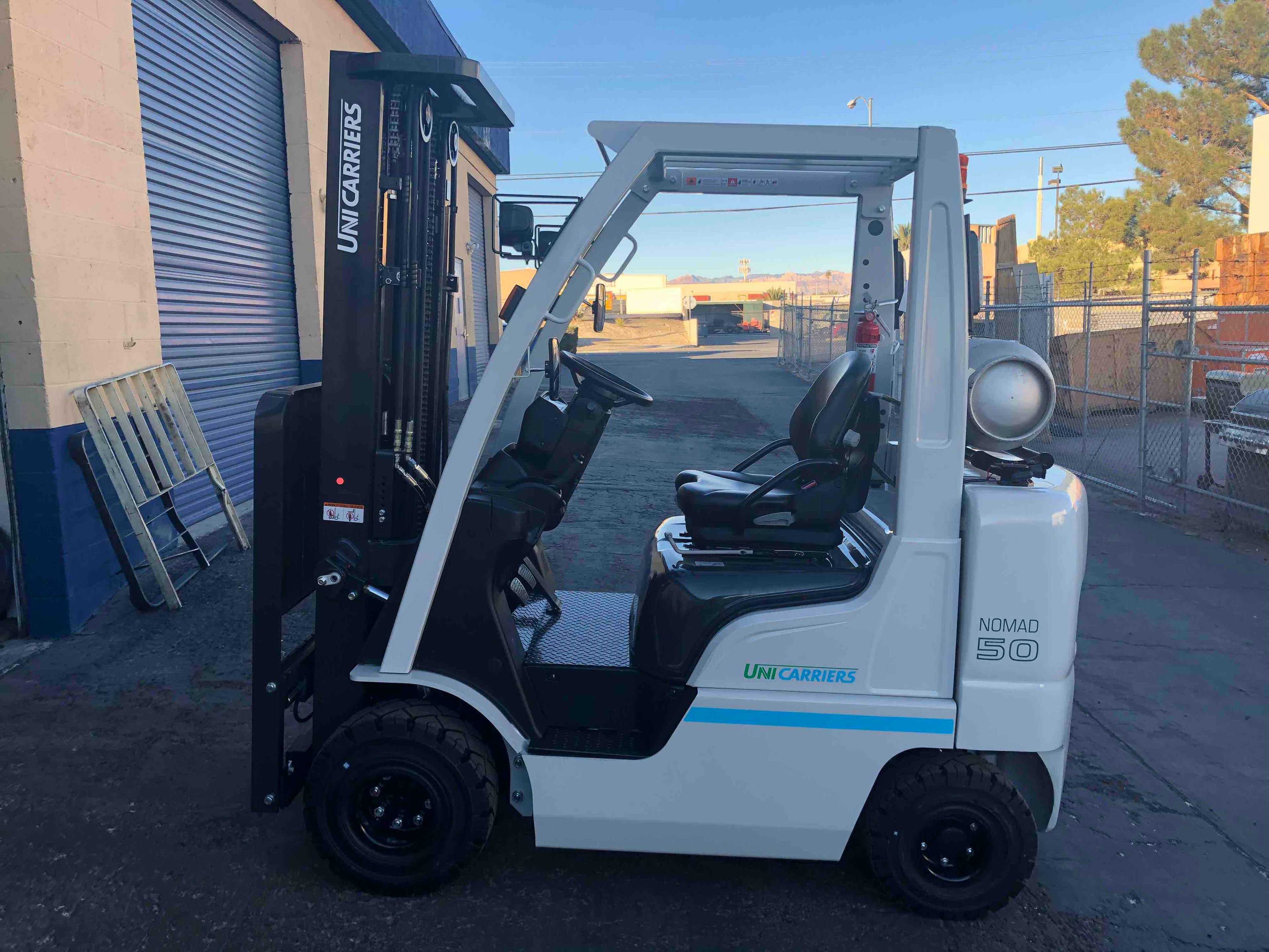 Used 2020 NISSAN AF50LP Forklift – LPG Pneumatic, 5000 lb Capacity, 88” Mast, 6327 Hours – $18900.00 – Las Vegas  – View 4