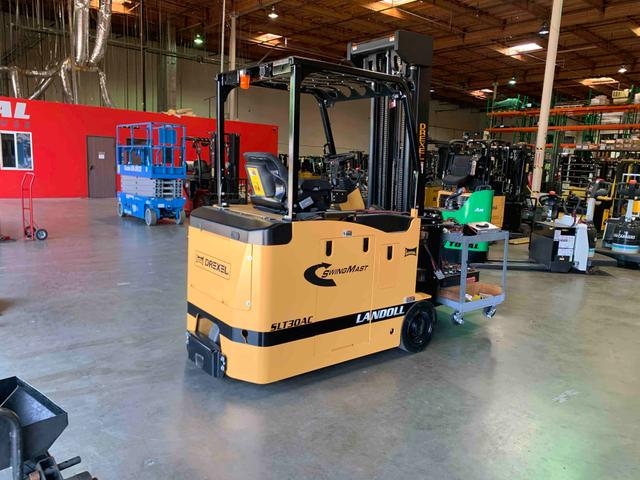 DREXEL SLT30AC VNA forklift, 3000 capacity, 312 lift height. Serial 2006A-12524-WG, Year 2020.