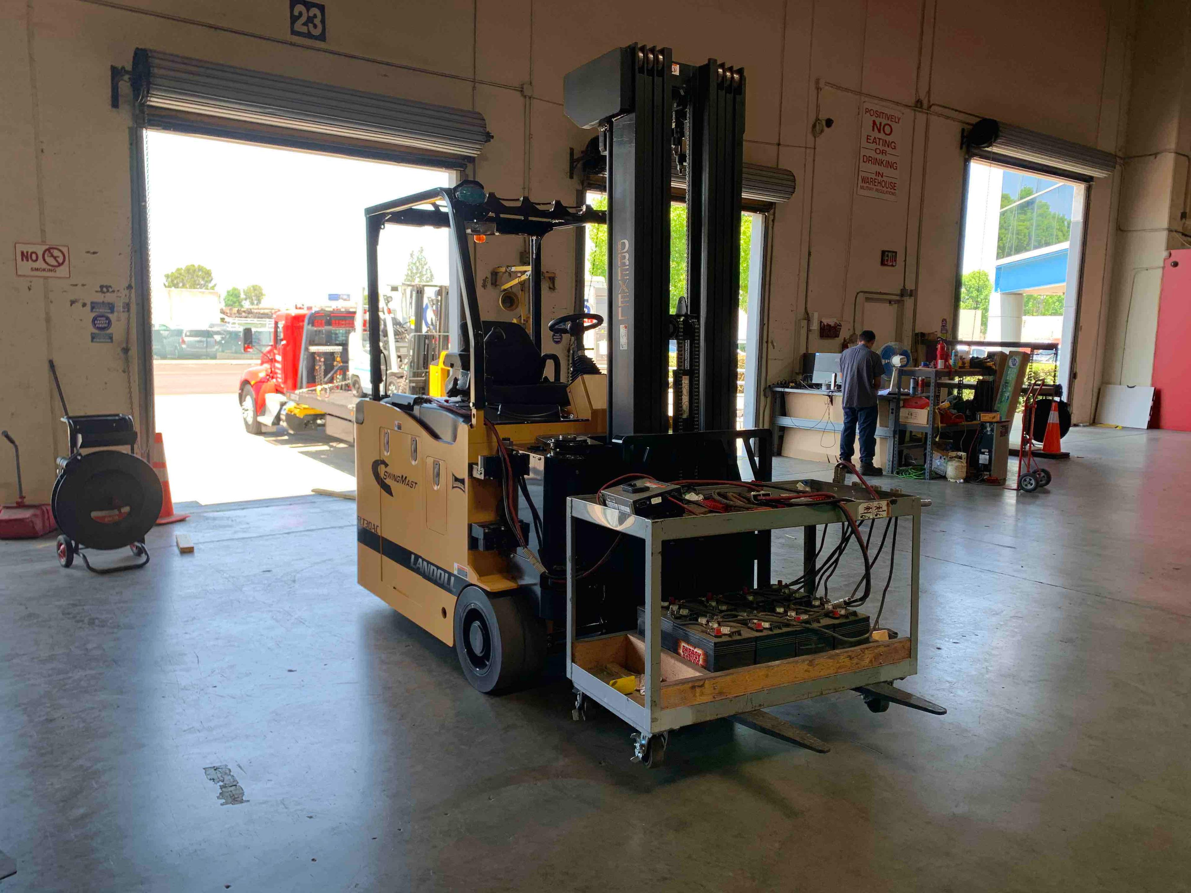 New 2020 DREXEL SLT30AC Forklift – VNA, 3000 lb Capacity, 107” Mast, 780 Hours – $78500.00 – Anaheim  – View 2