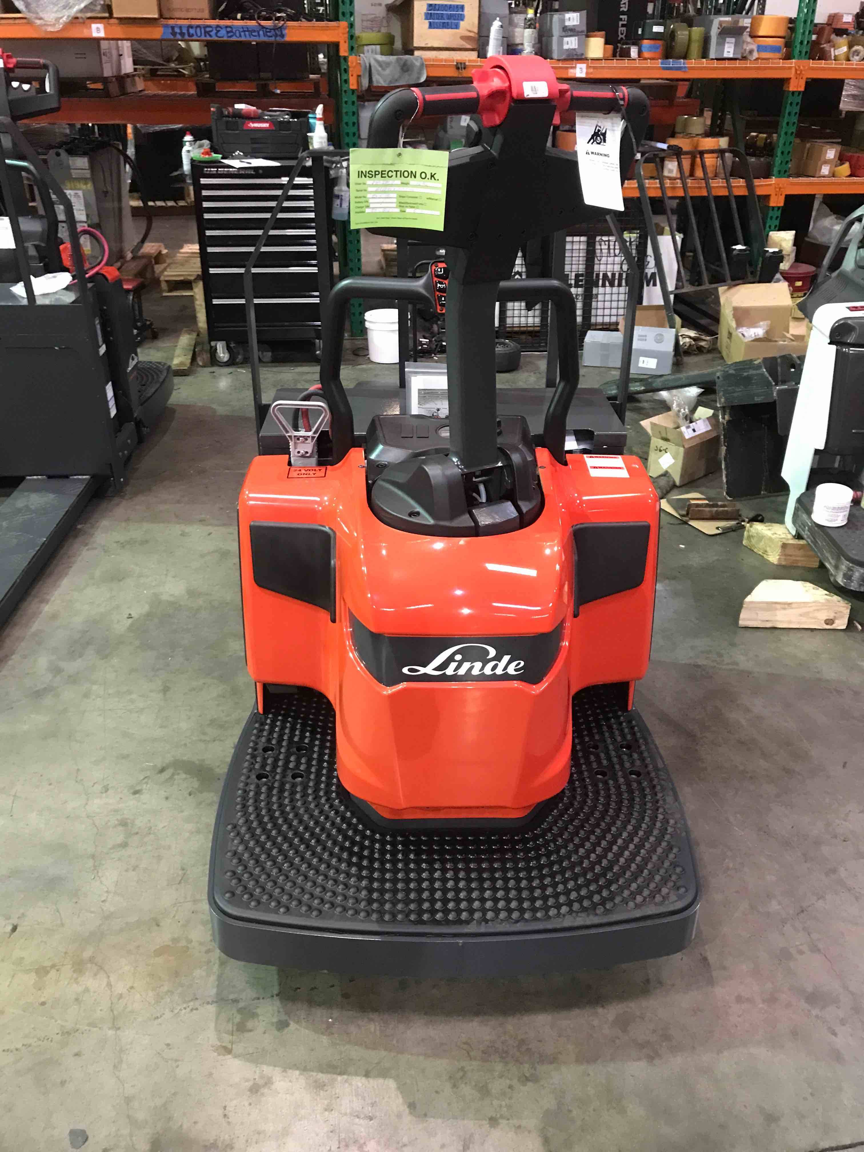 LINDE EWR30_1101-02-27X78-PS Rider Jack forklift, 6000 capacity, 7.75 lift height. Serial A11101Y00096, Year 2021.