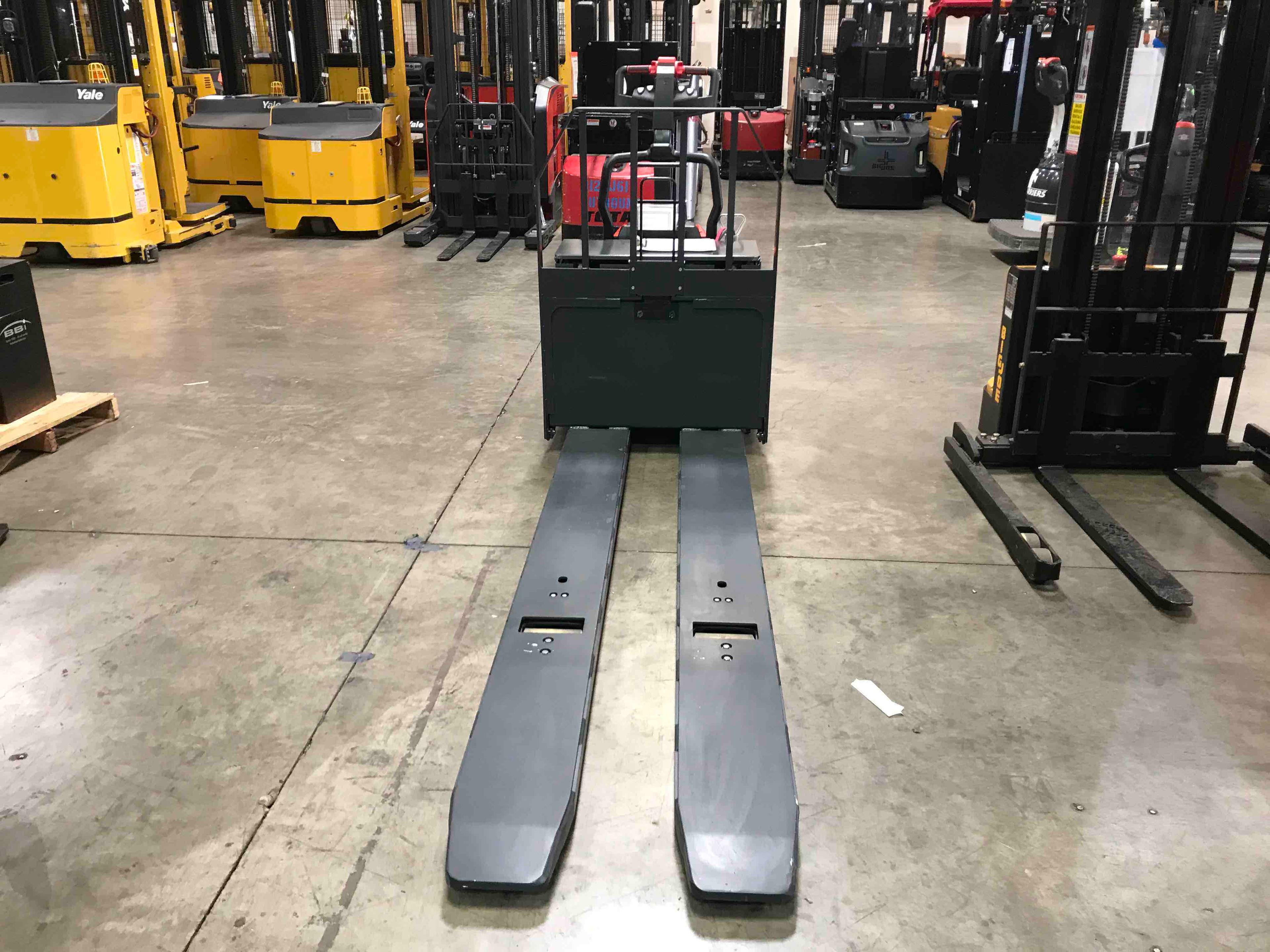 Main Image Used 2021 LINDE EWR30_1101-02-27X96-PS Forklift – Double Rider Jack, 6000 lb Capacity, 3” Mast, 995 Hours – $22850.00 – Anaheim – View 3