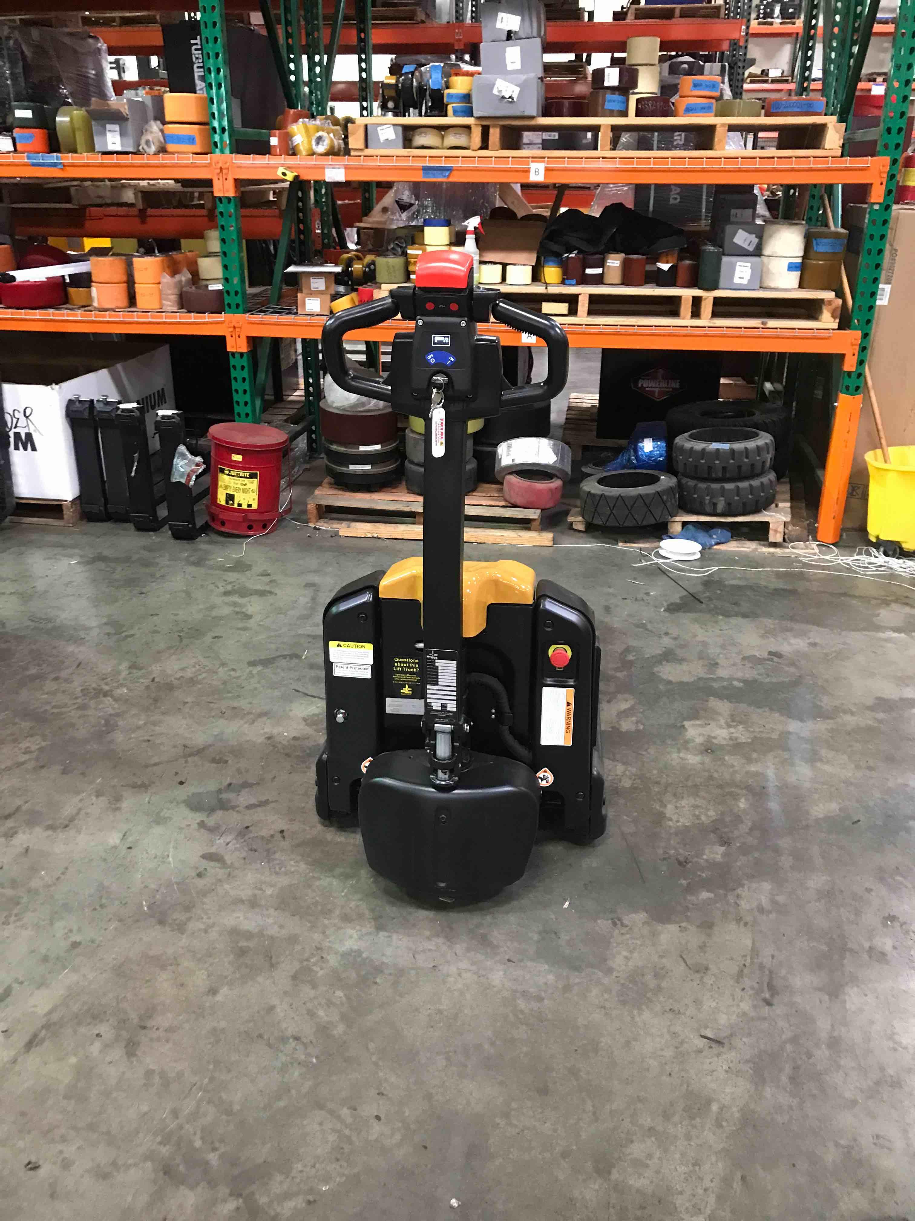 Main Image Used 2021 BIG JOE LPT-40 27X45 Forklift – Electric Pallet Jack (Lithium), 4000 lb Capacity, 3” Mast, 152 Hours – $3998.00 – Las Vegas – View 3