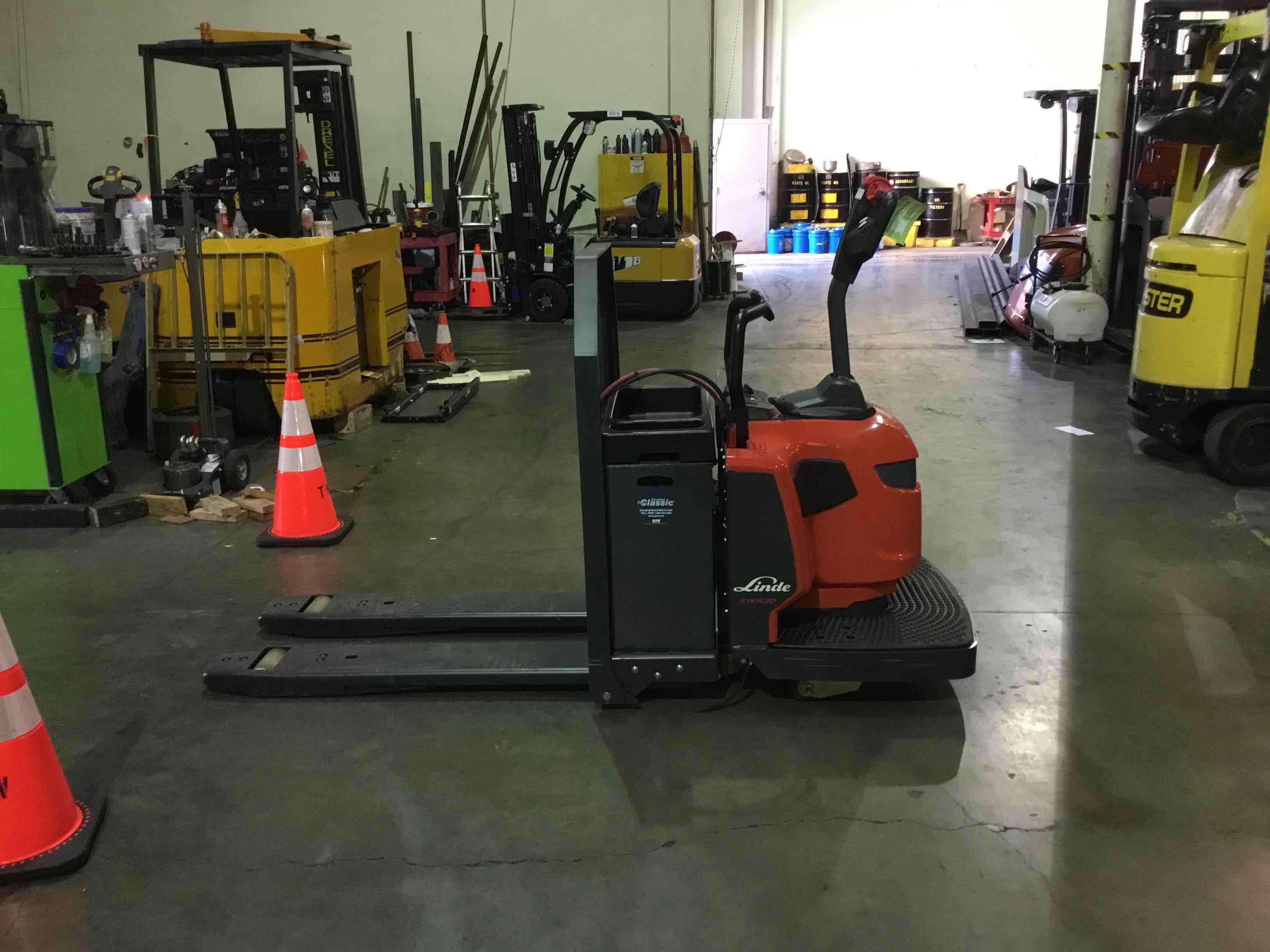 Main Image Used 2021 LINDE EWR30_1101-02-27X48 Forklift – Rider Jack, 6000 lb Capacity, 3” Mast, 1313.2 Hours – $7800.00 – Anaheim – View 2