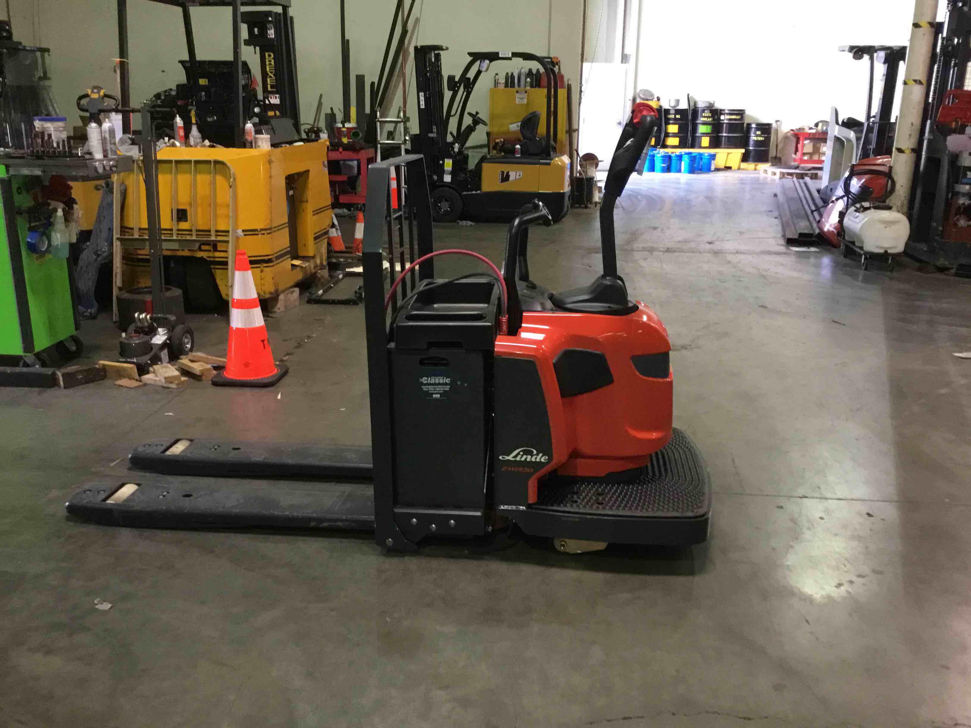 Main Image Used 2021 LINDE EWR30_1101-02-27X48 Forklift – Rider Jack, 6000 lb Capacity, 3” Mast, 1097 Hours – $8500.00 – Anaheim – View 4