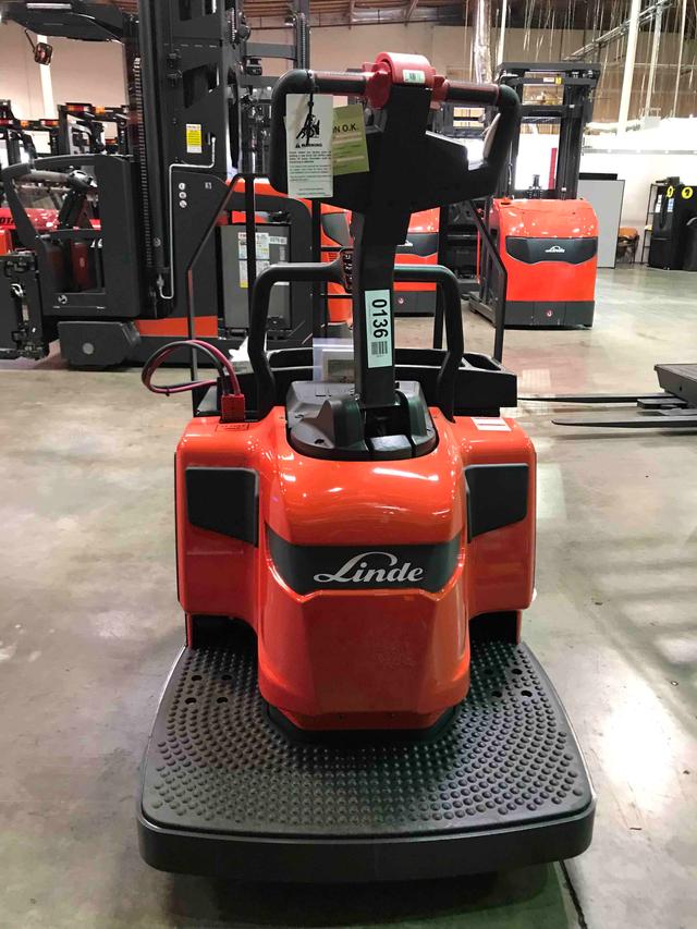 LINDE EWR30_1101-02-27X48 Rider Jack forklift, 6000 capacity, 7.75 lift height. Serial A11101Y00136, Year 2021.