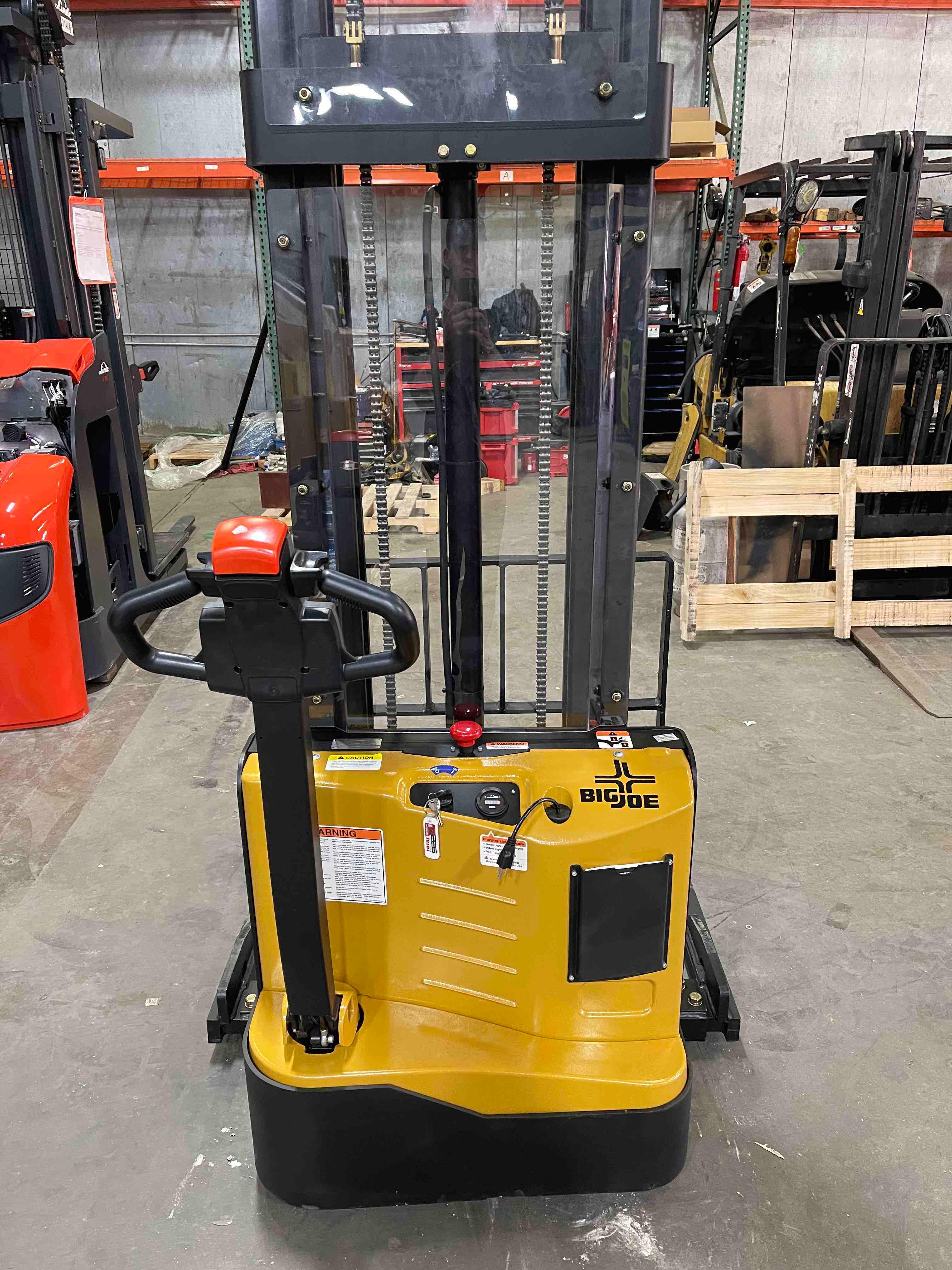 Main Image Used 2021 BIG JOE S22-116 Forklift – Walkie Straddle Stacker, 2200 lb Capacity, 82” Mast, 1 Hours – $4800.00 – Phoenix – View 4