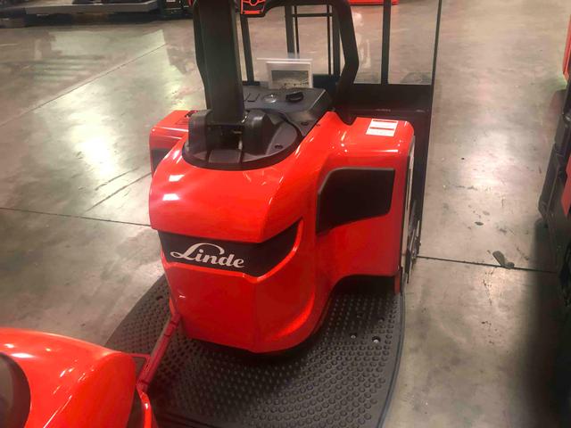 LINDE EWR30_1101-02-27X96-PS Double Rider Jack forklift, 6000 capacity, 7.75 lift height. Serial A11101Y00140, Year 2021.