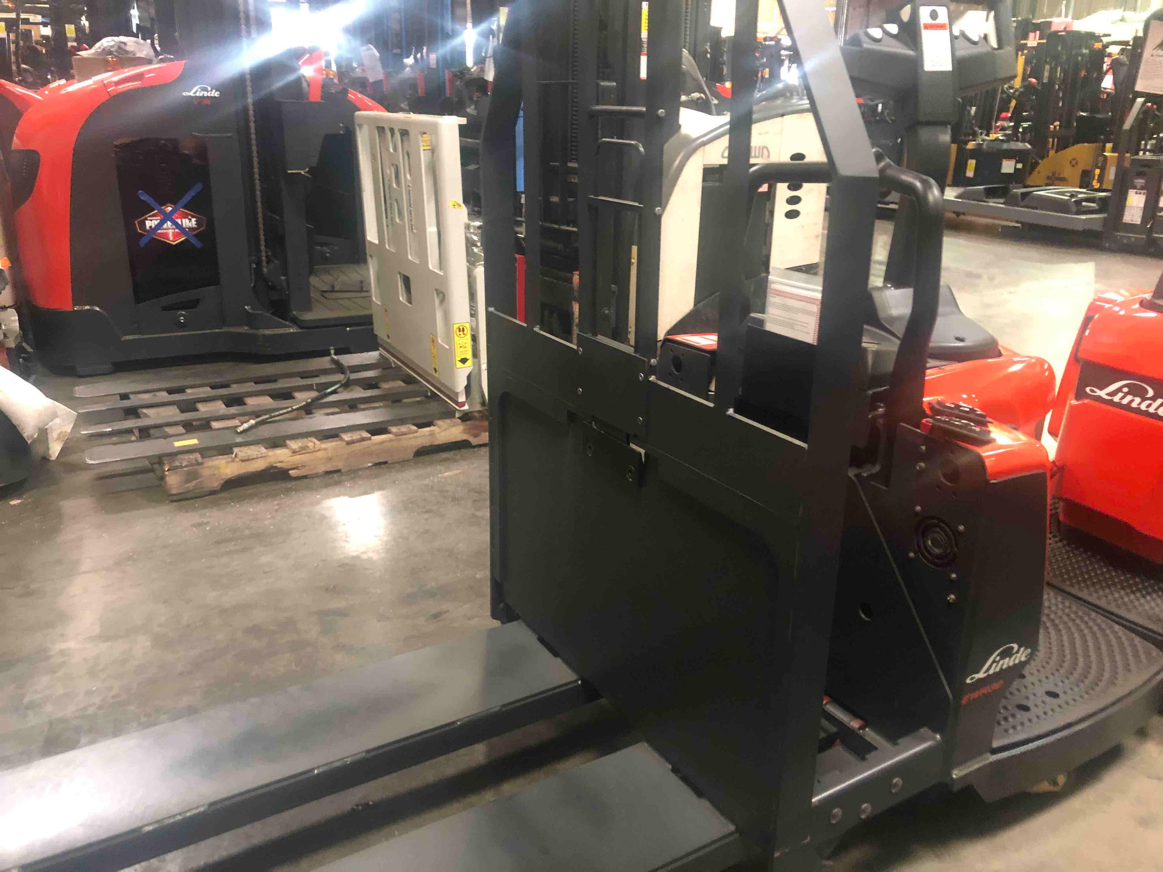 Main Image Used 2021 LINDE EWR30_1101-02-27X96 Forklift – Double Rider Jack, 6000 lb Capacity, 3” Mast, 1244 Hours – $11757.20 – Anaheim – View 3