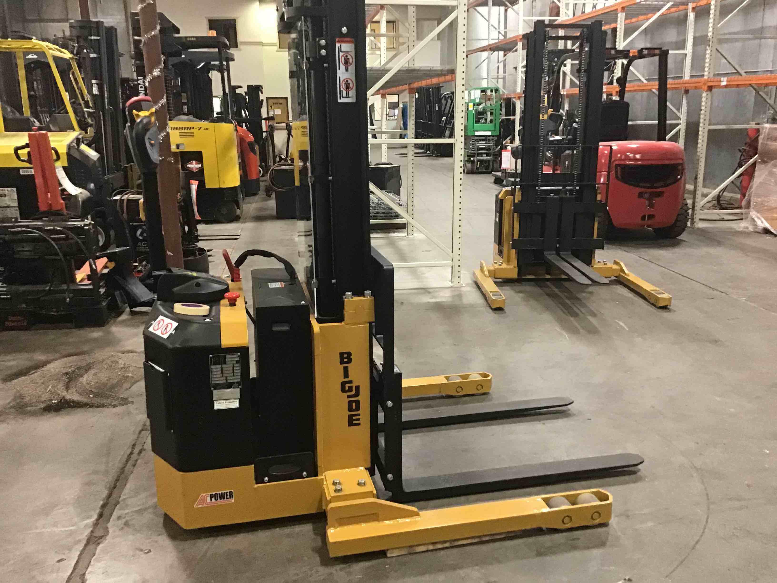 Main Image Used 2021 BIG JOE PDS-30-126 Forklift – Walkie Straddle Stacker, 3000 lb Capacity, 73” Mast, 556 Hours – $9600.00 – Phoenix – View 4