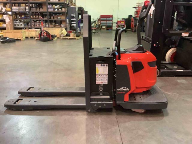LINDE EWR30_1101-02-27X48 Rider Jack forklift, 6000 capacity, 7.75 lift height. Serial A11101Y00219, Year 2021.
