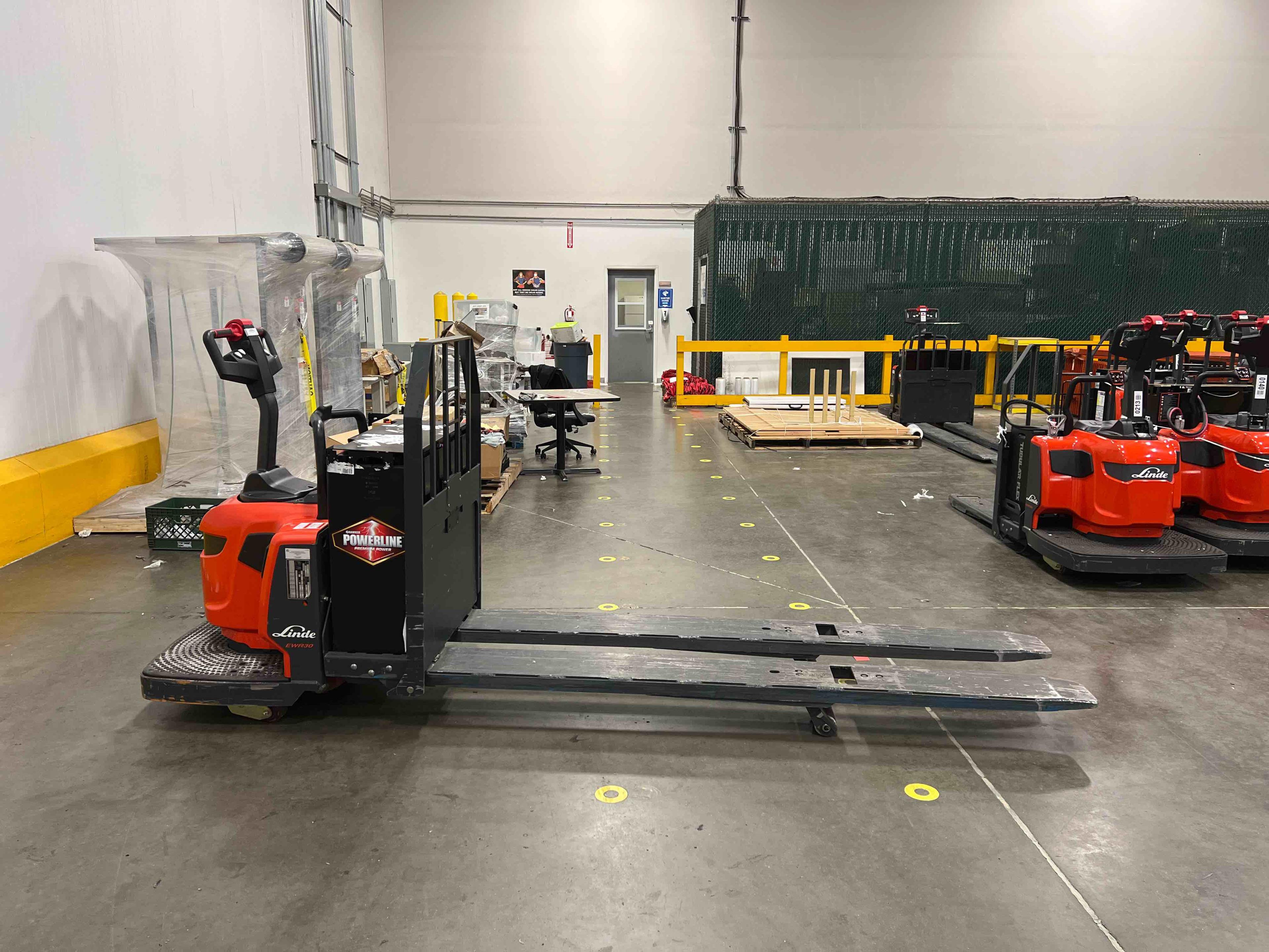 Main Image Used 2021 LINDE EWR30_1101-02-27X96 Forklift – Double Rider Jack, 6000 lb Capacity, 3” Mast, 1003 Hours – $11934.00 – Anaheim – View 3