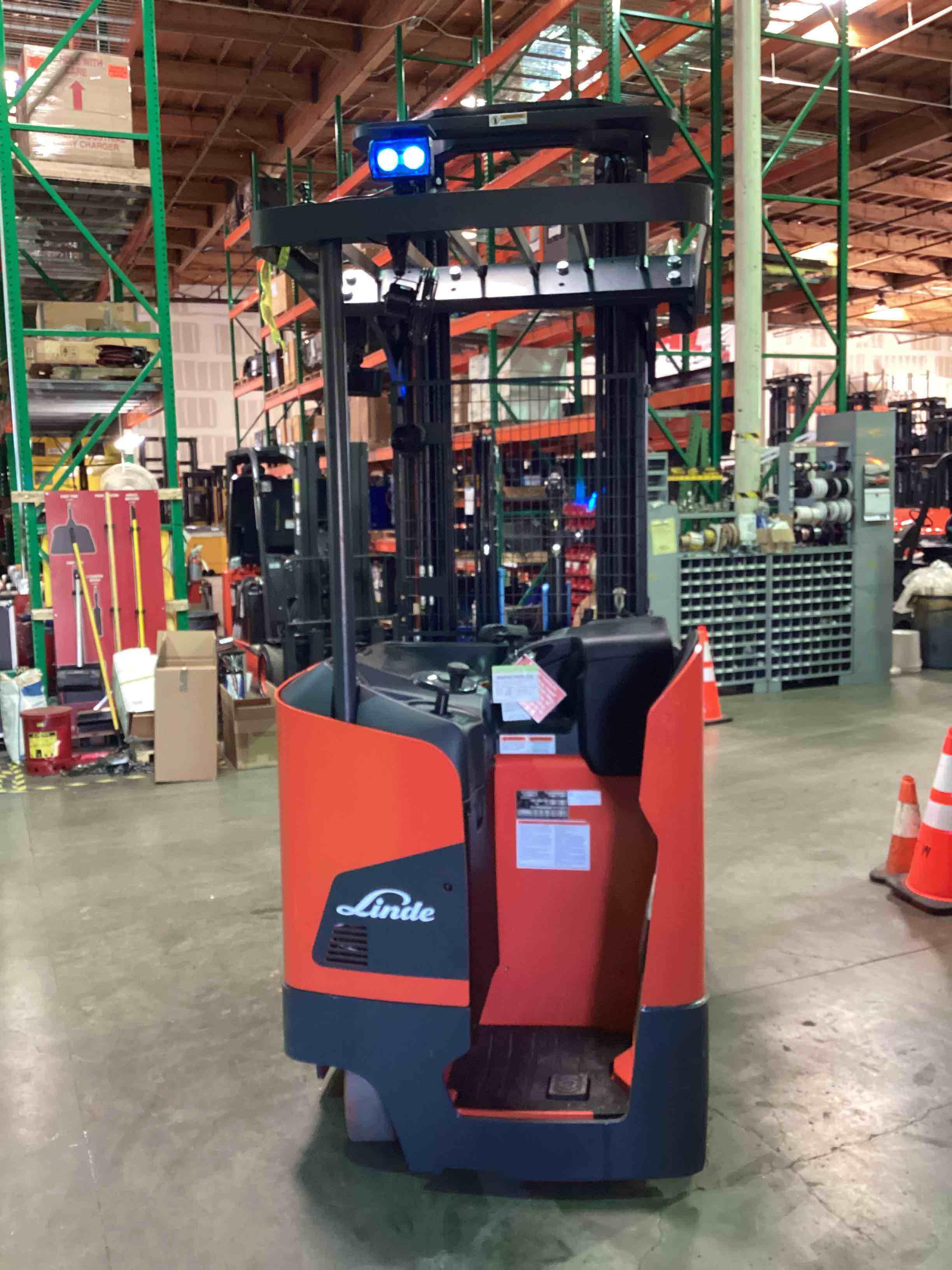 Main Image Used 2021 LINDE R17SX_5195 Forklift – Stand Up Reach, 3500 lb Capacity, 113” Mast, 2914 Hours – $29500.00 – Phoenix – View 3