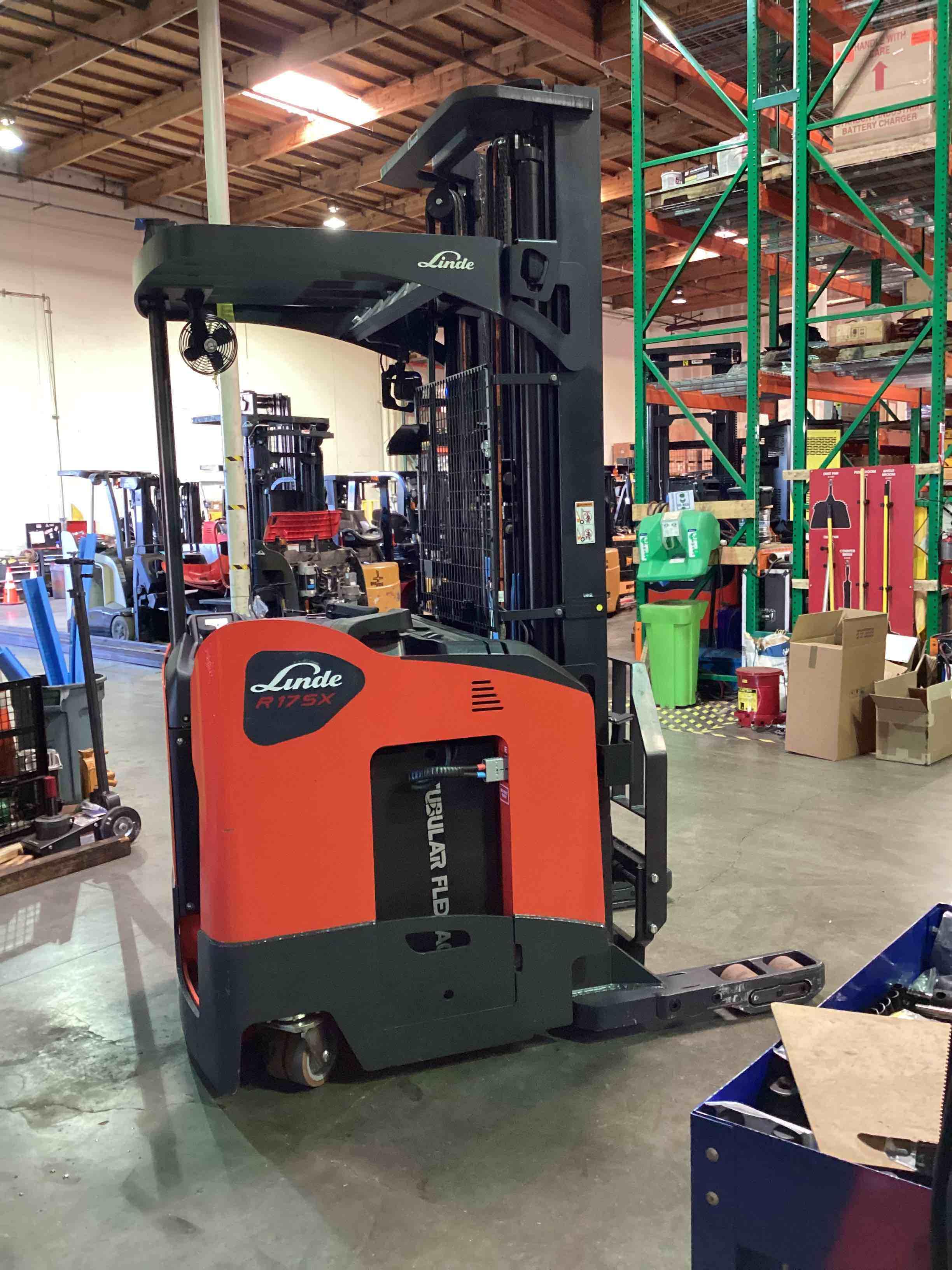 Main Image Used 2021 LINDE R17SX_5195 Forklift – Stand Up Reach, 3500 lb Capacity, 113” Mast, 2914 Hours – $29500.00 – Phoenix – View 4