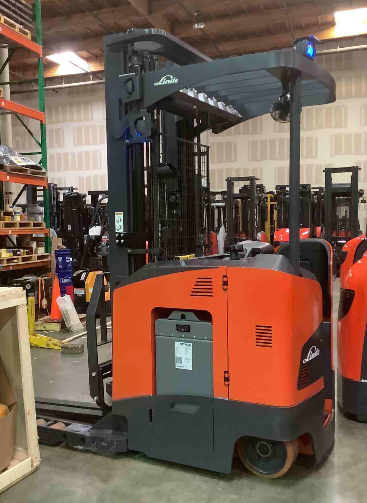 Main Image Used 2021 LINDE R17SX_5195 Forklift – Stand Up Reach, 3500 lb Capacity, 107” Mast, 853 Hours – $33500.00 – Phoenix – View 2