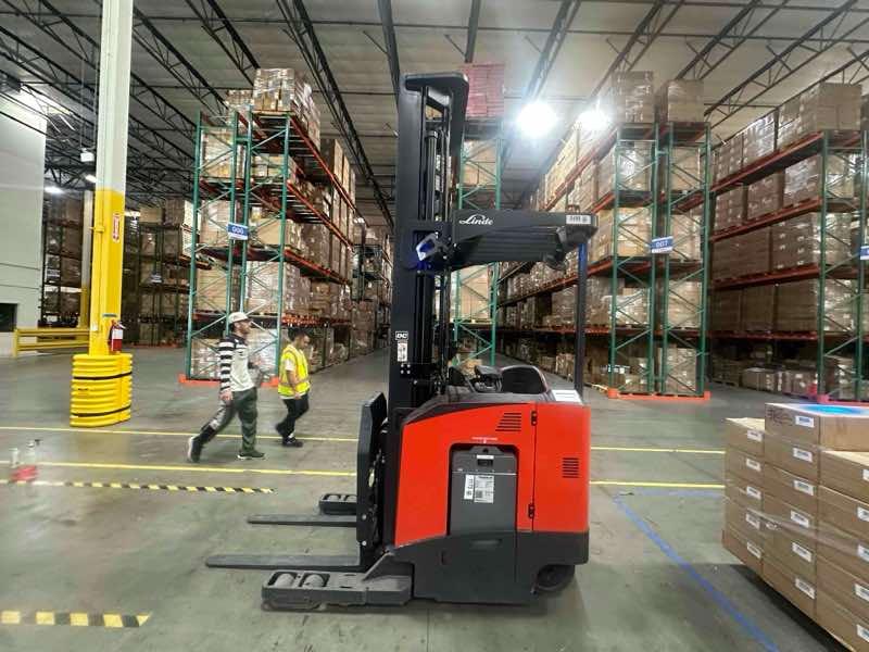 Main Image Used 2023 LINDE R17SX_5195 Forklift – Stand Up Reach, 3500 lb Capacity, 131” Mast, 2394 Hours – $56950.00 – Riverside, CA – View 2