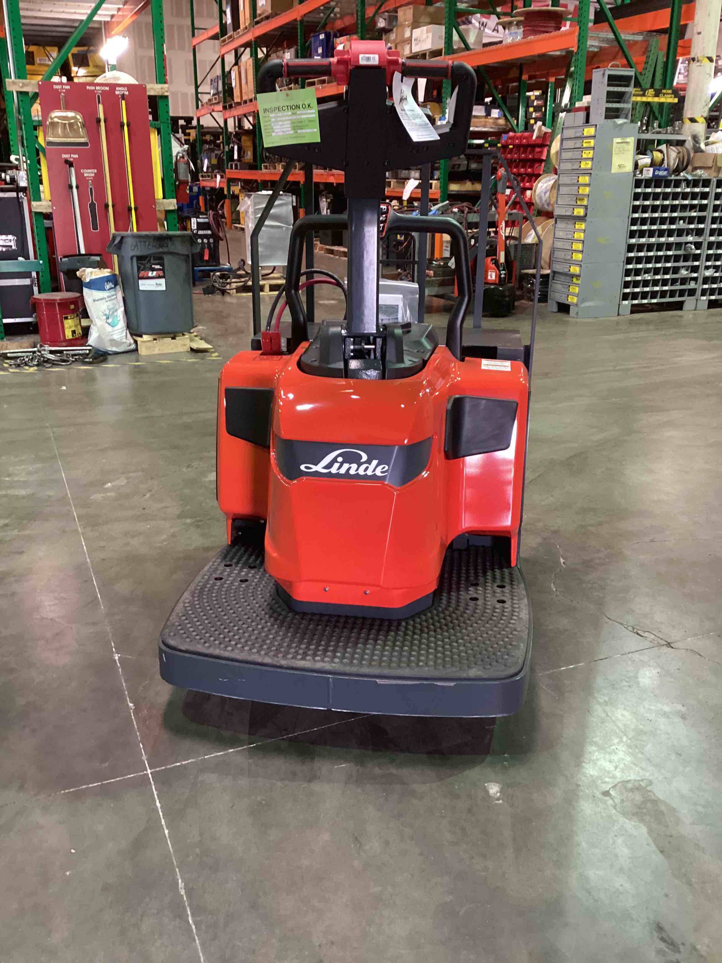 LINDE EWR30_1101-02-27X48-PS Rider Jack forklift, 6000 capacity, 7.75 lift height. Serial A11101Y00270, Year 2021.