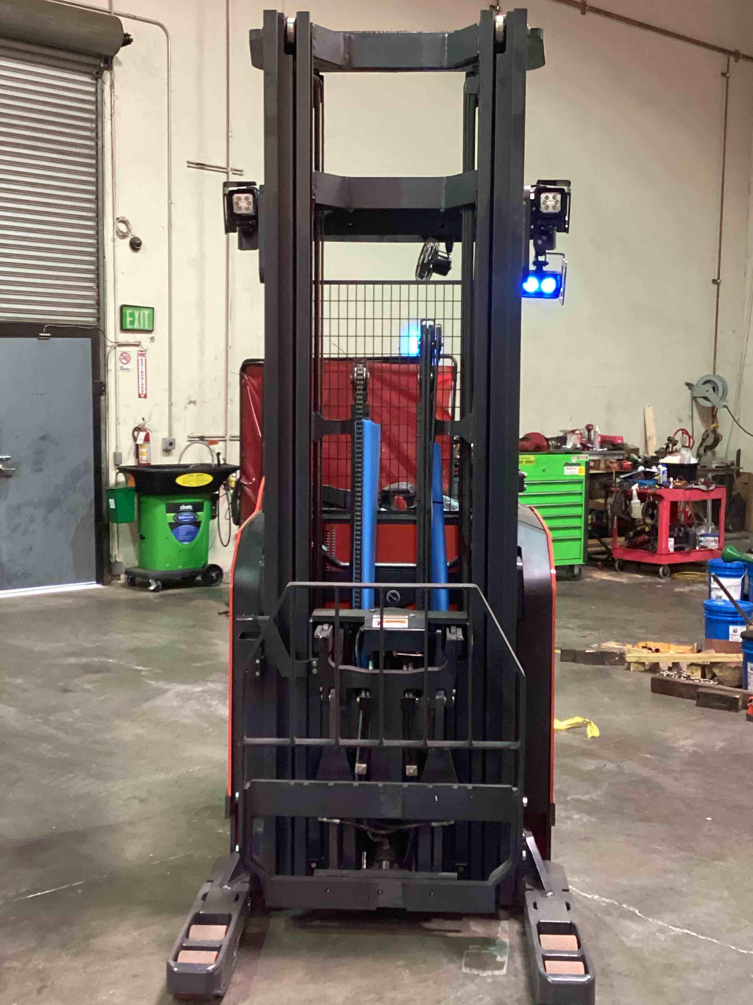 Main Image Used 2021 LINDE R17SX_5195 Forklift – Stand Up Reach, 3500 lb Capacity, 113” Mast, 1555 Hours – $29500.00 – Anaheim – View 1