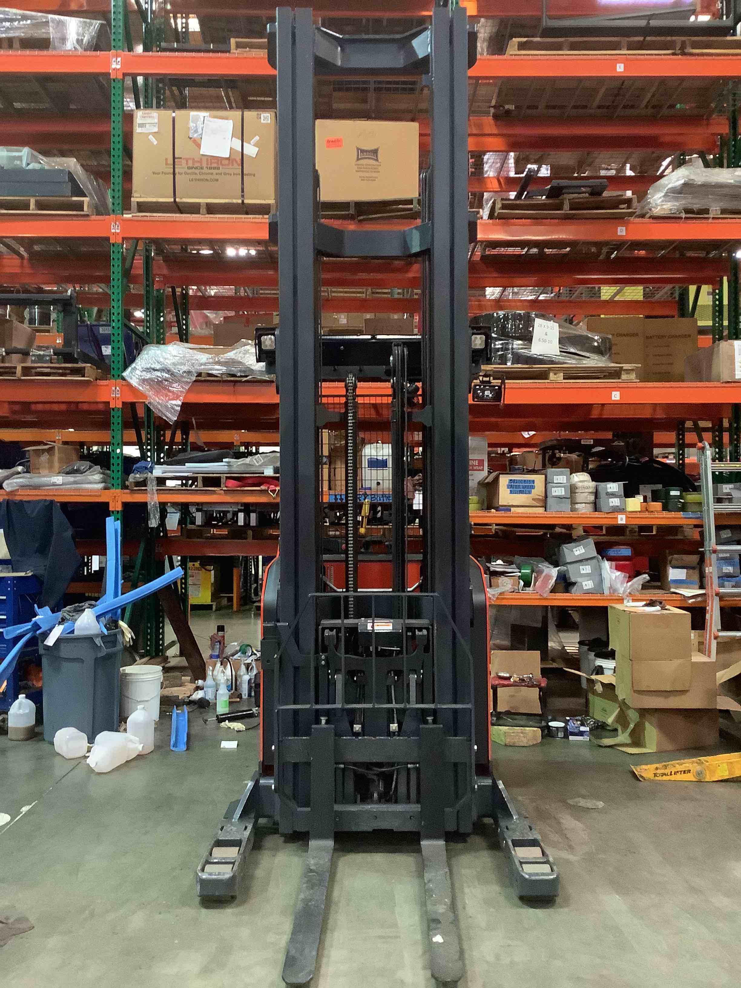 Main Image Used 2021 LINDE R22SX_5195 Forklift – Stand Up Reach, 4500 lb Capacity, 149” Mast, 2606 Hours – $34500.00 – Phoenix – View 1