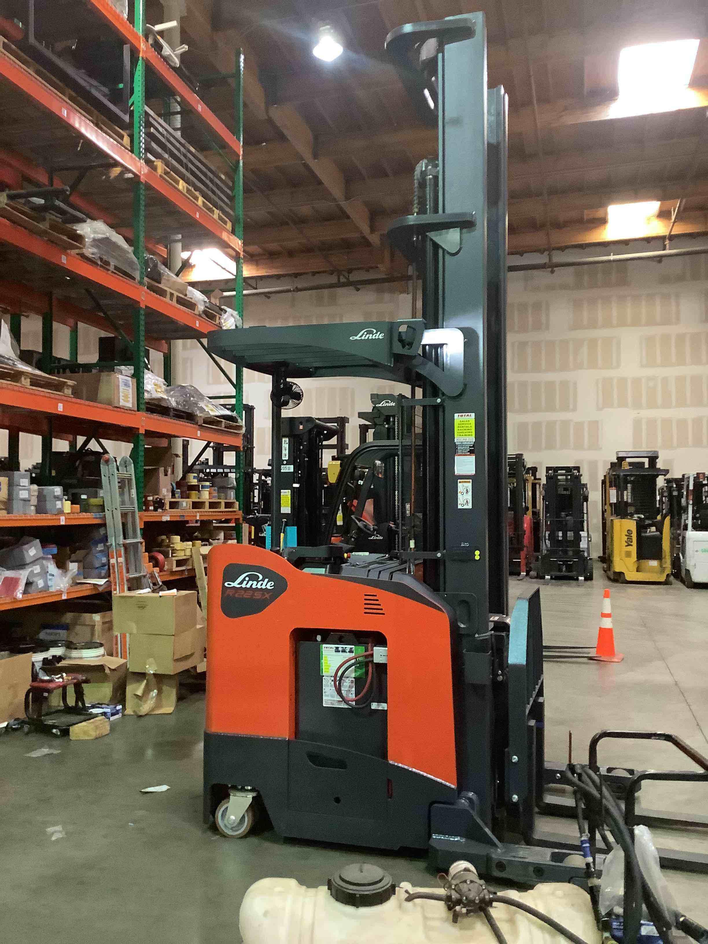 Main Image Used 2021 LINDE R22SX_5195 Forklift – Stand Up Reach, 4500 lb Capacity, 149” Mast, 2606 Hours – $34500.00 – Phoenix – View 2
