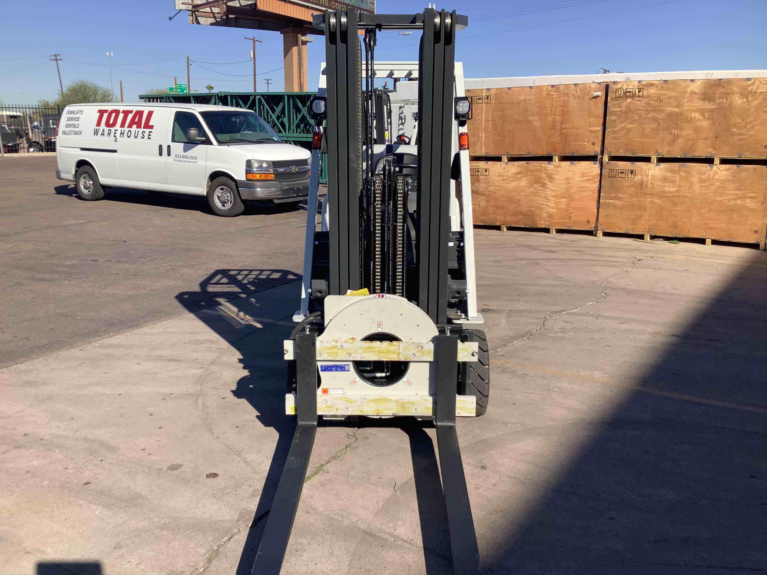 Main Image Used 2022 NISSAN AF50LP Forklift – LPG Pneumatic, 5000 lb Capacity, 88” Mast, 5213 Hours – $22500.00 – Anaheim – View 3