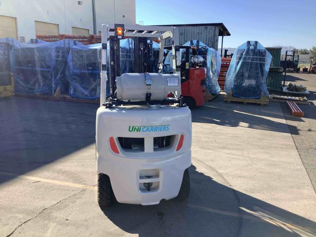NISSAN AF50LP LPG Pneumatic forklift, 5000 capacity, 203 lift height. Serial AP1F2-9U27430, Year 2022.