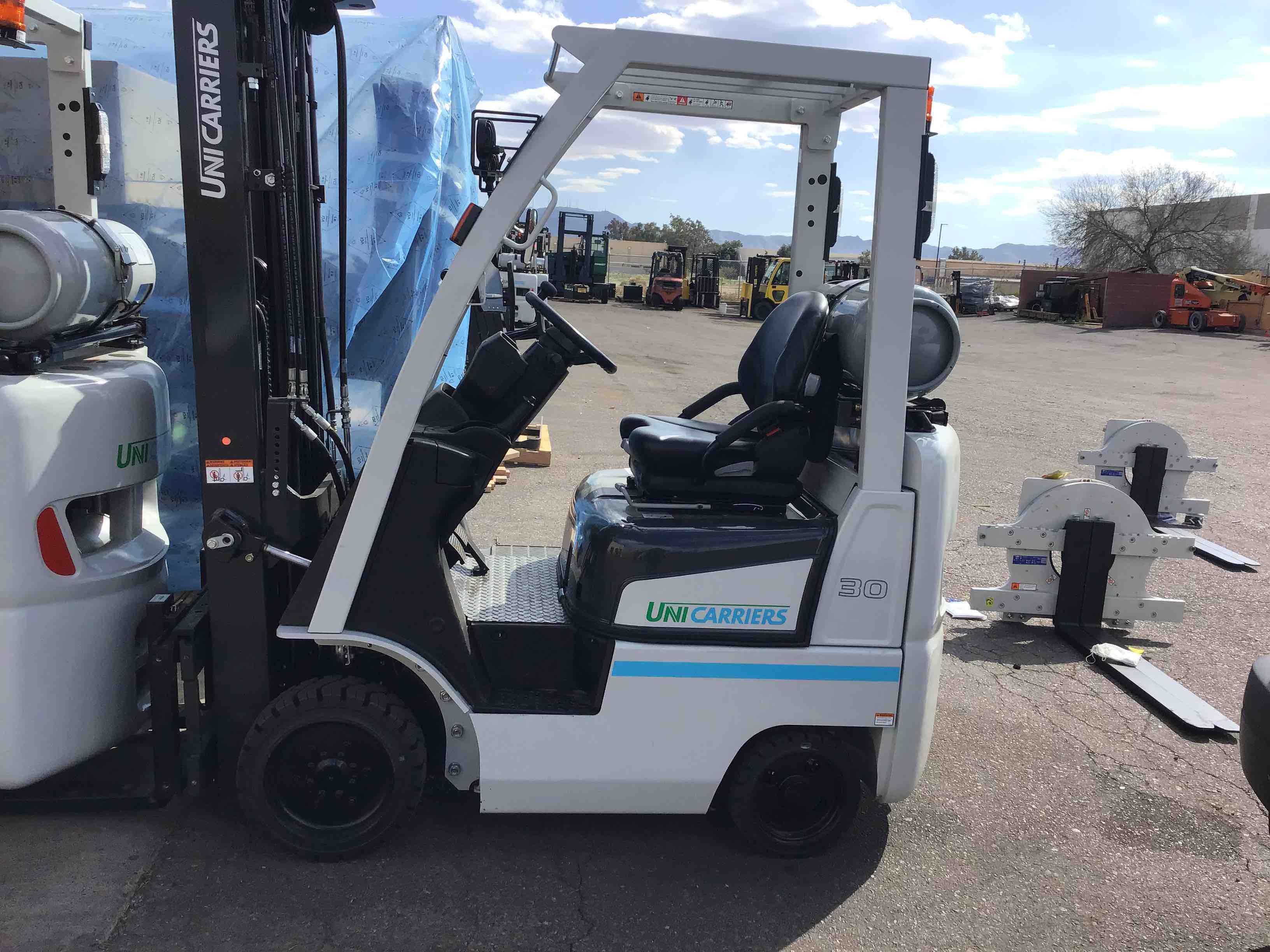 Main Image Used 2021 NISSAN CF30LP Forklift – LPG Cushion, 3000 lb Capacity, 88” Mast, 1043.2 Hours – $22550.00 – Anaheim – View 4
