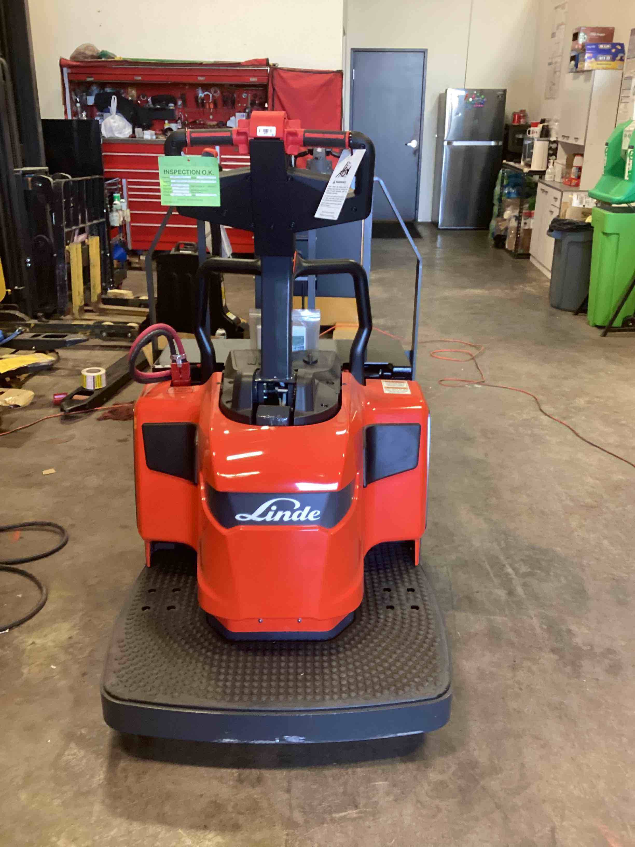 LINDE EWR30_1101-02-27X48-PS Rider Jack forklift, 6000 capacity, 7.75 lift height. Serial A11101Y00279, Year 2021.