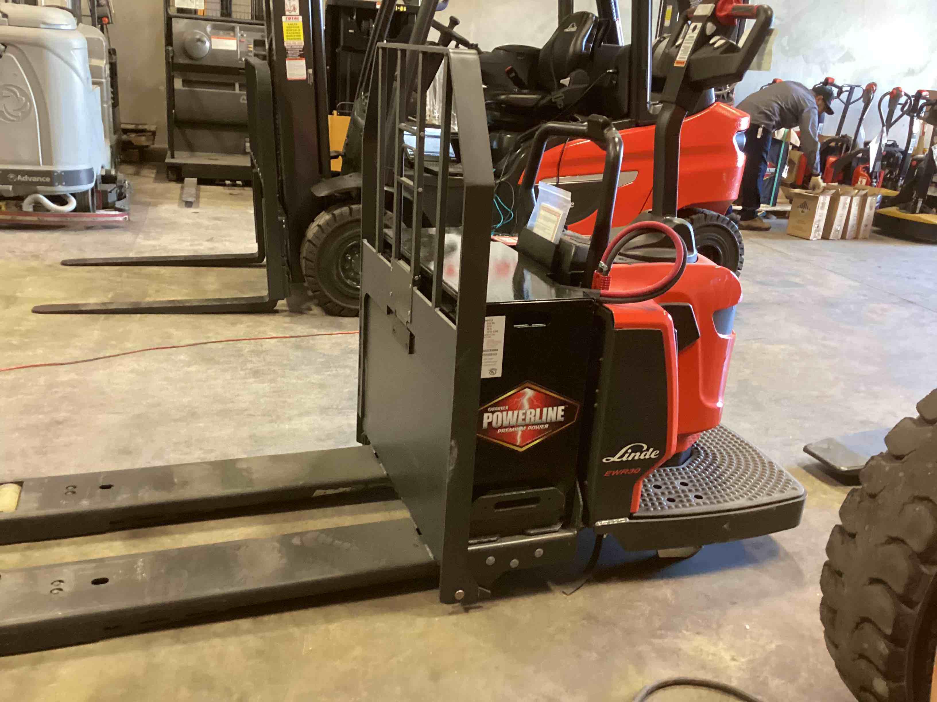 Main Image Used 2021 LINDE EWR30_1101-02-27X48-PS Forklift – Rider Jack, 6000 lb Capacity, 3” Mast, 1074 Hours – $19850.00 – Phoenix – View 3