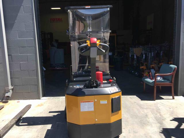 BIG JOE PDSR30-126 Walkie Reach Stacker forklift, 3000 capacity, 126 lift height. Serial 9301800052, Year 2021.