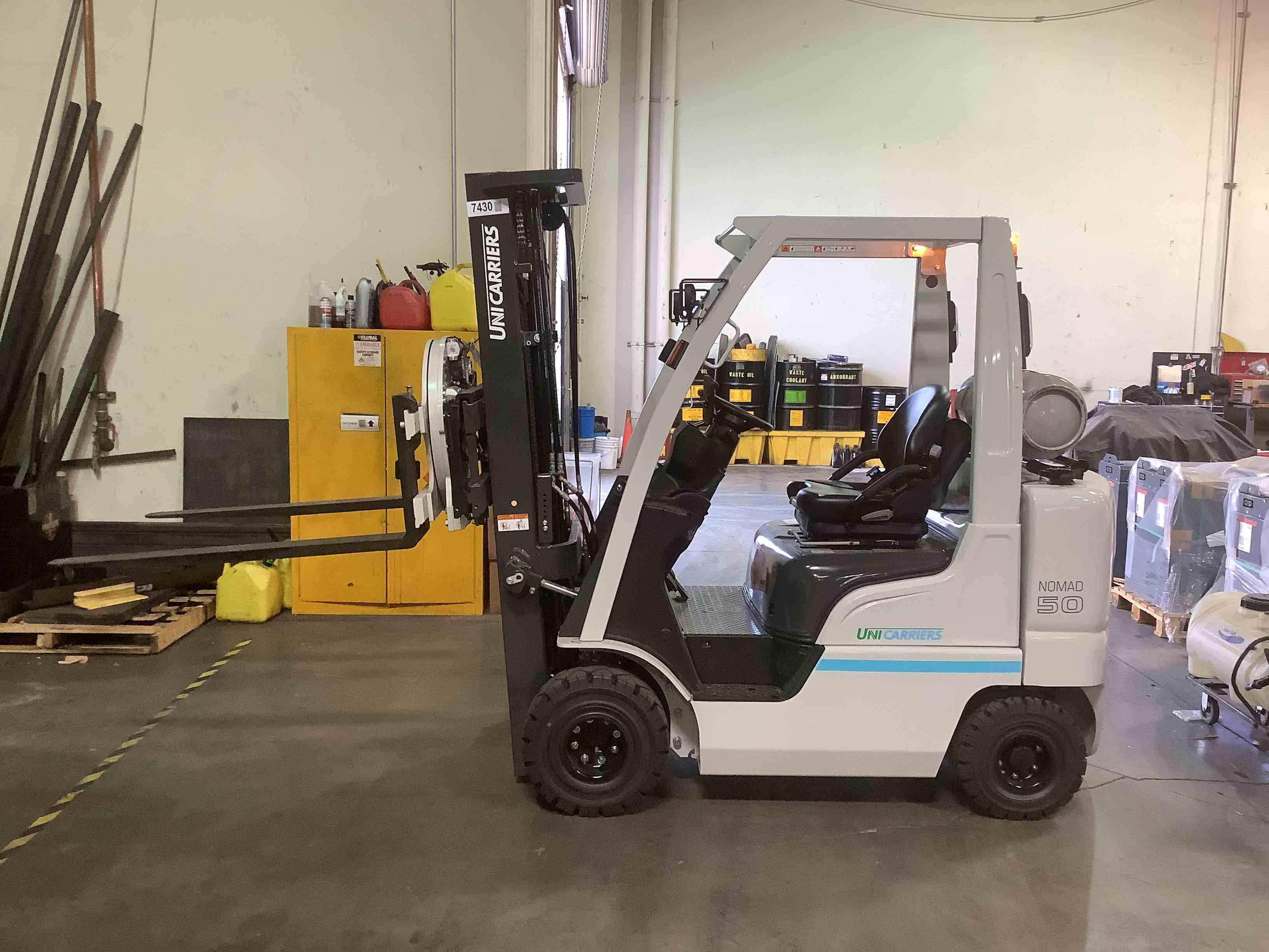 Main Image Used 2022 NISSAN AF50LP Forklift – LPG Pneumatic, 5000 lb Capacity, 88” Mast, 5213 Hours – $22500.00 – Anaheim – View 5